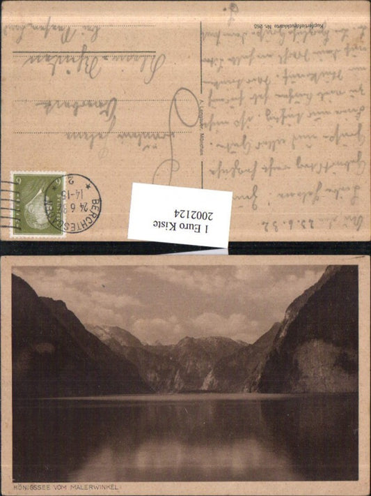 2002124,Königssee See vom Malerwinkel Bergkulisse