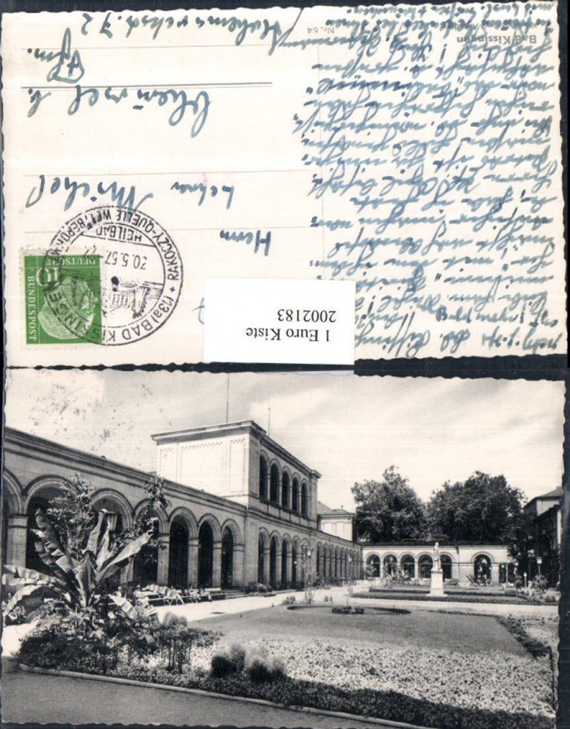 2002183,Bad Kissingen Kurhaus Garten Arkaden