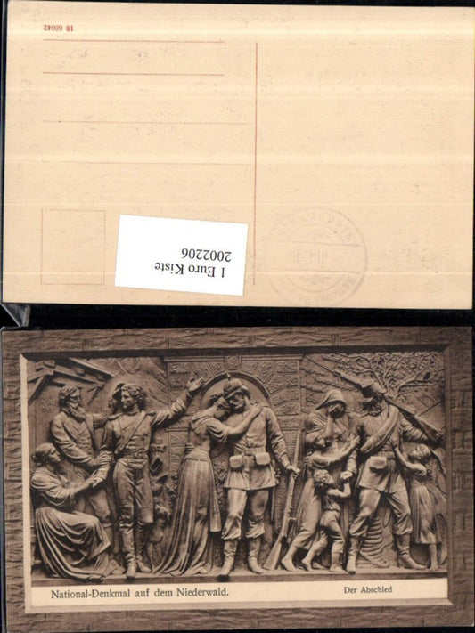 2002206,National-Denkmal auf dem Niederwald Der Abschied