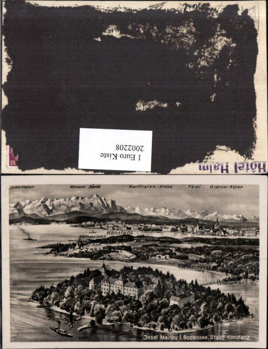 2002208,Insel Mainau i. Bodensee Staad-Konstanz Hoher Kasten Altmann Säntis Tödi Glarner Alpen