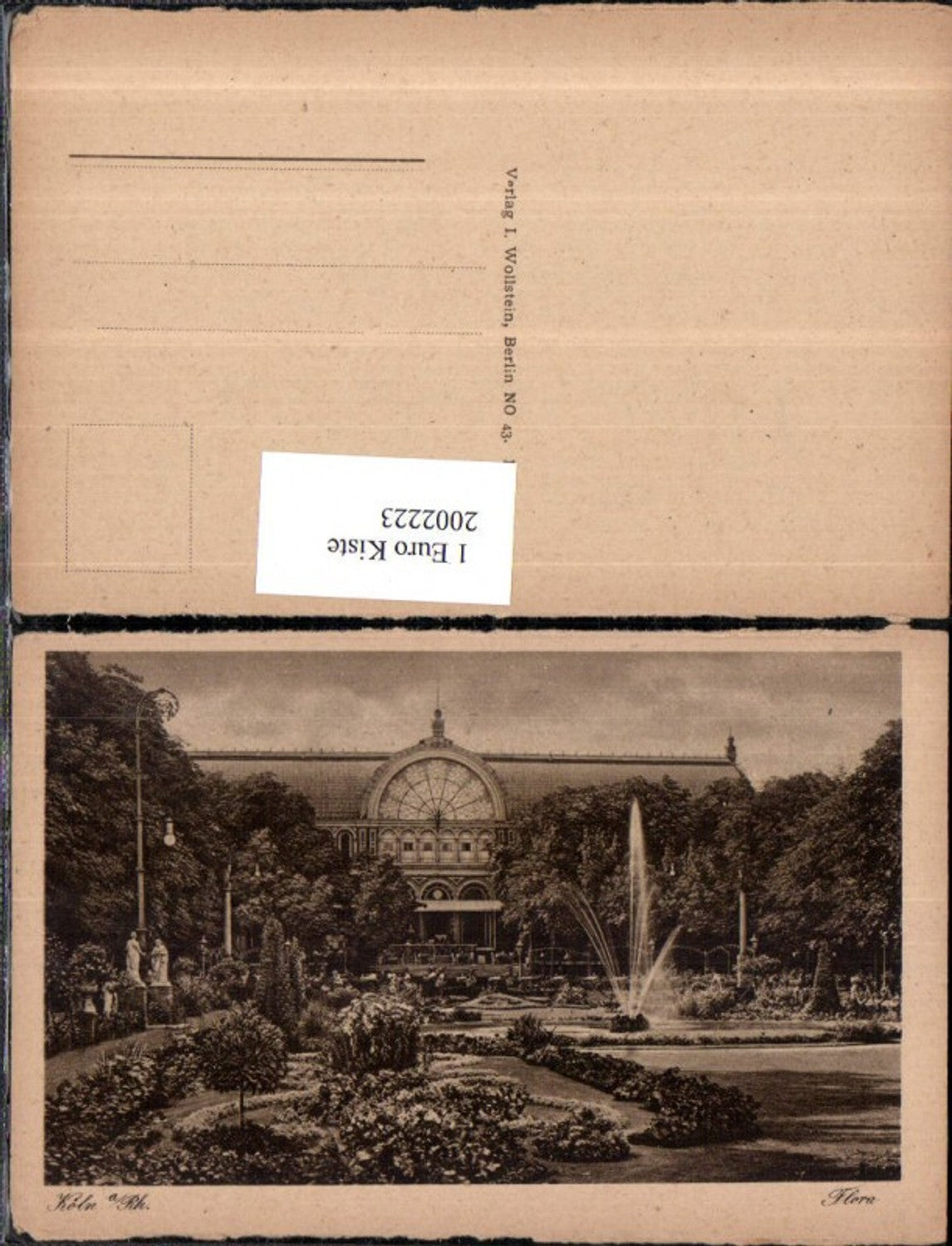 2002223,Köln am Rhein Flora Garten Springbrunnen Brunnen