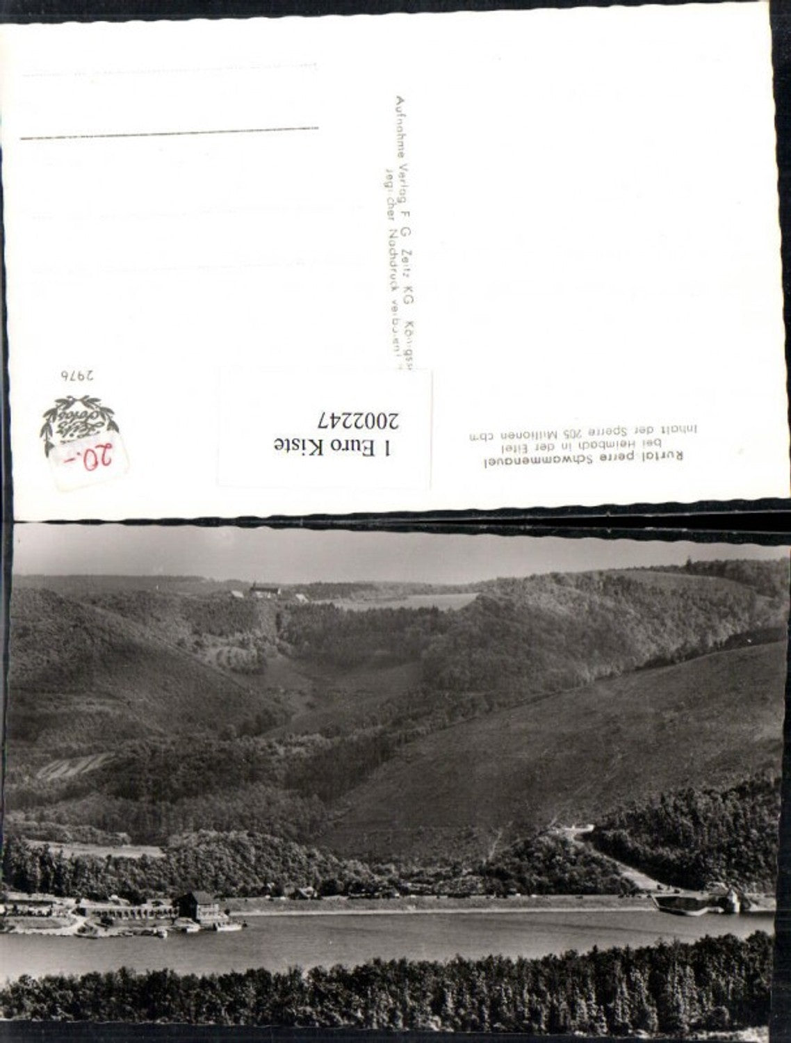 2002247,Rurtalsperre Schwammenauel b. Heimbach i. d. Eifel