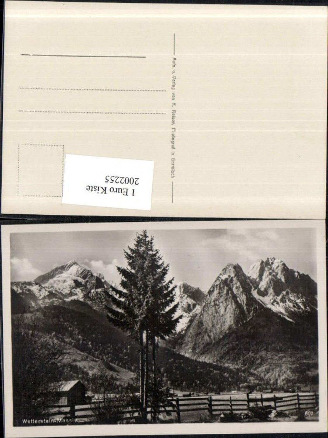 2002255,Wetterstein-Massiv Bergkulisse