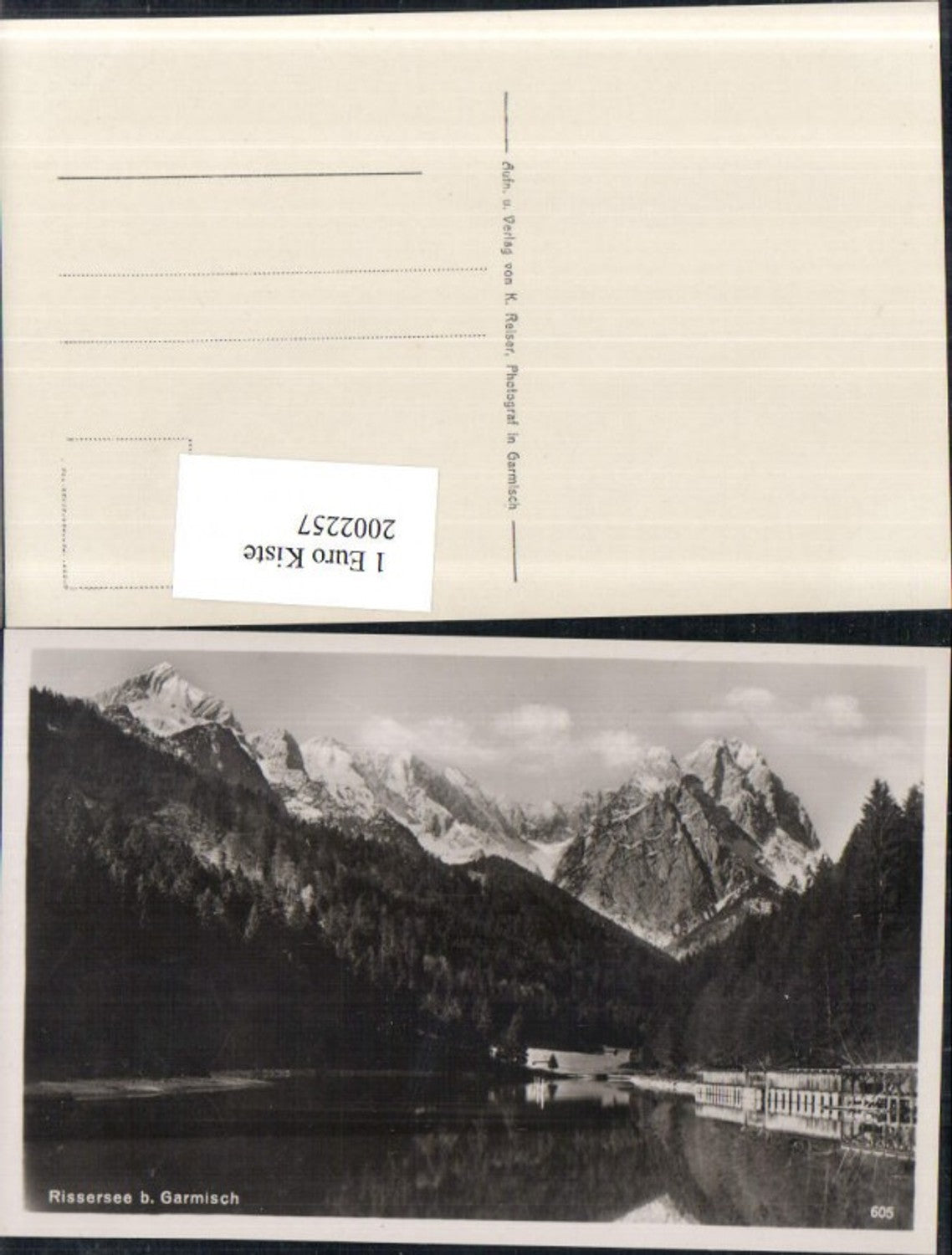 2002257,Rissersee See b. Garmisch Bergkulisse