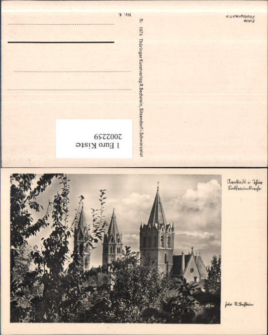 2002259,Arnstadt in Thüringen Liebfrauenkirche Kirche