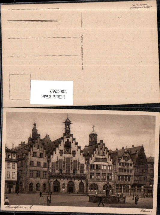 2002269,Frankfurt am Main Römer Häuser Brunnen