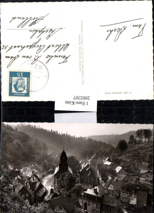 2002307,Morgengrauen in Monschau a. d. Eifel Totale