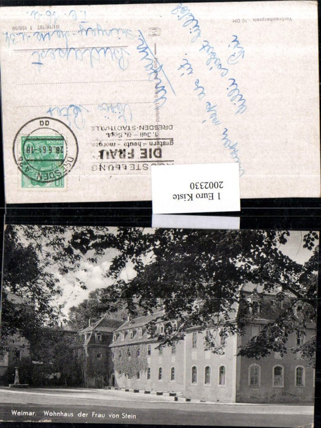 2002330,Weimar Wohnhaus d. Frau von Stein