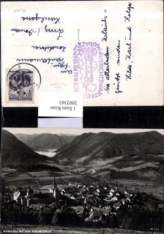 2002363,Mariazell Totale m. d. Hochschwab