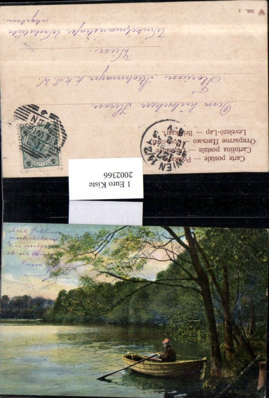 2002366,Partie am See Boot Ruderboot