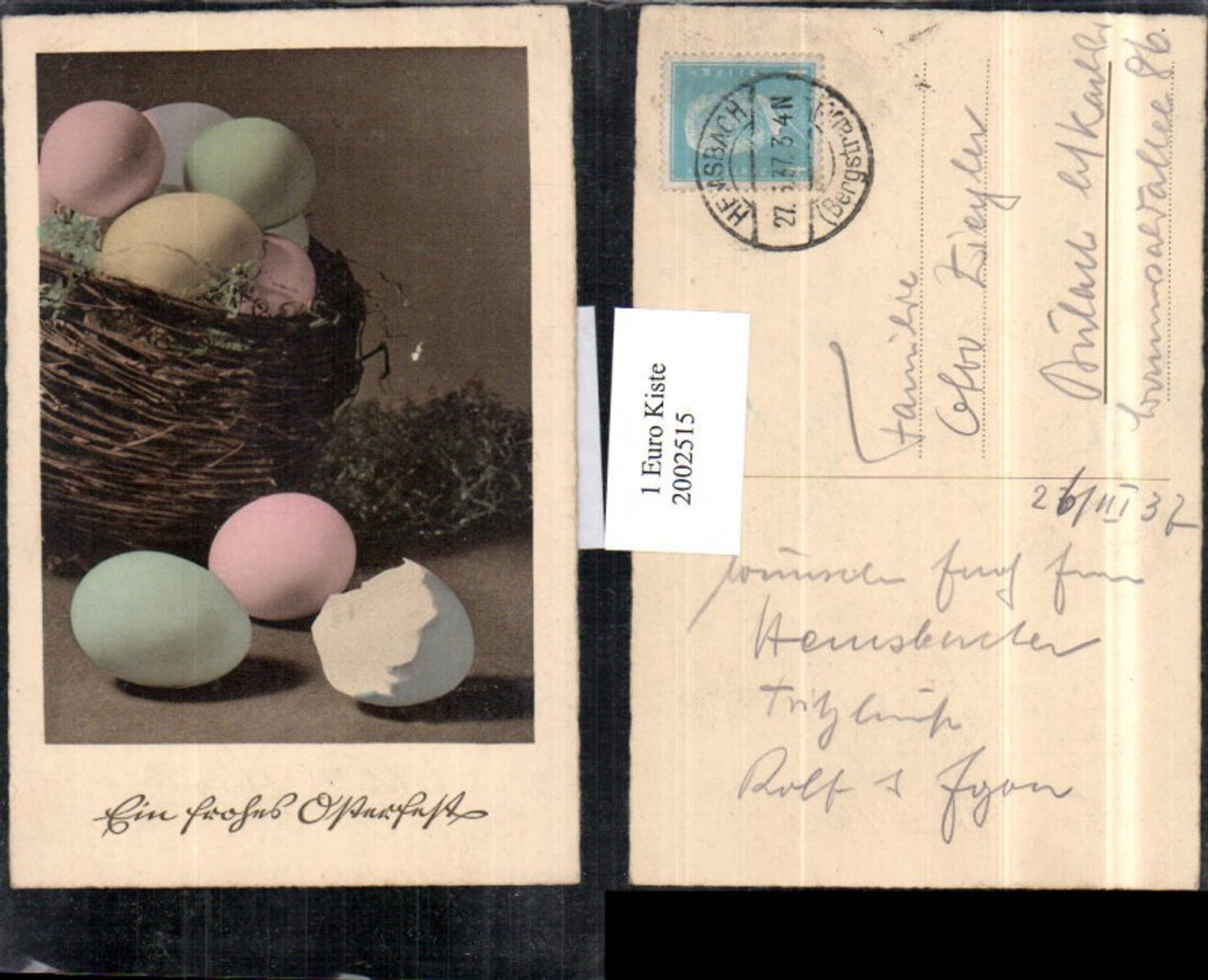 2002515,Ostern Ostereier Eier Korb