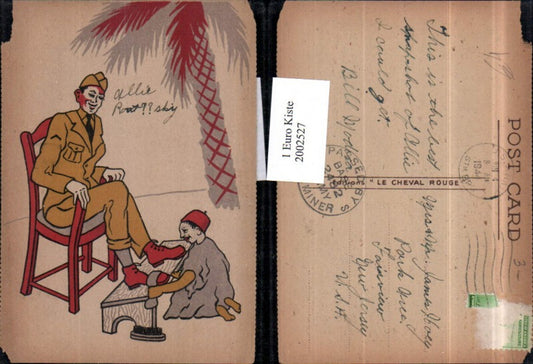 2002527,Mann lässt sich die Schuhe putzen polieren Stuhl Sessel Palme