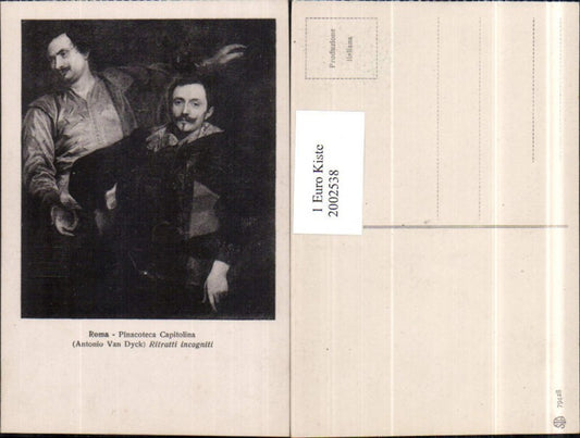 2002538,Künstler AK Roma Rom Pinacoteca Capitolina Ritratti incogniti Männer
