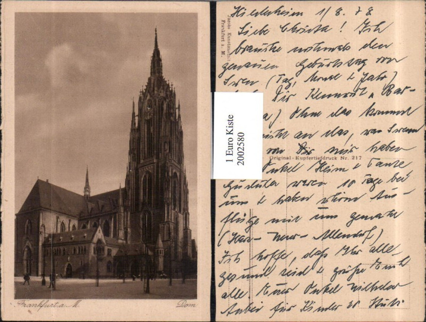 2002580,Frankfurt a. Main Dom Kirche