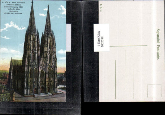 2002588,Köln Dom Kirche Westseite