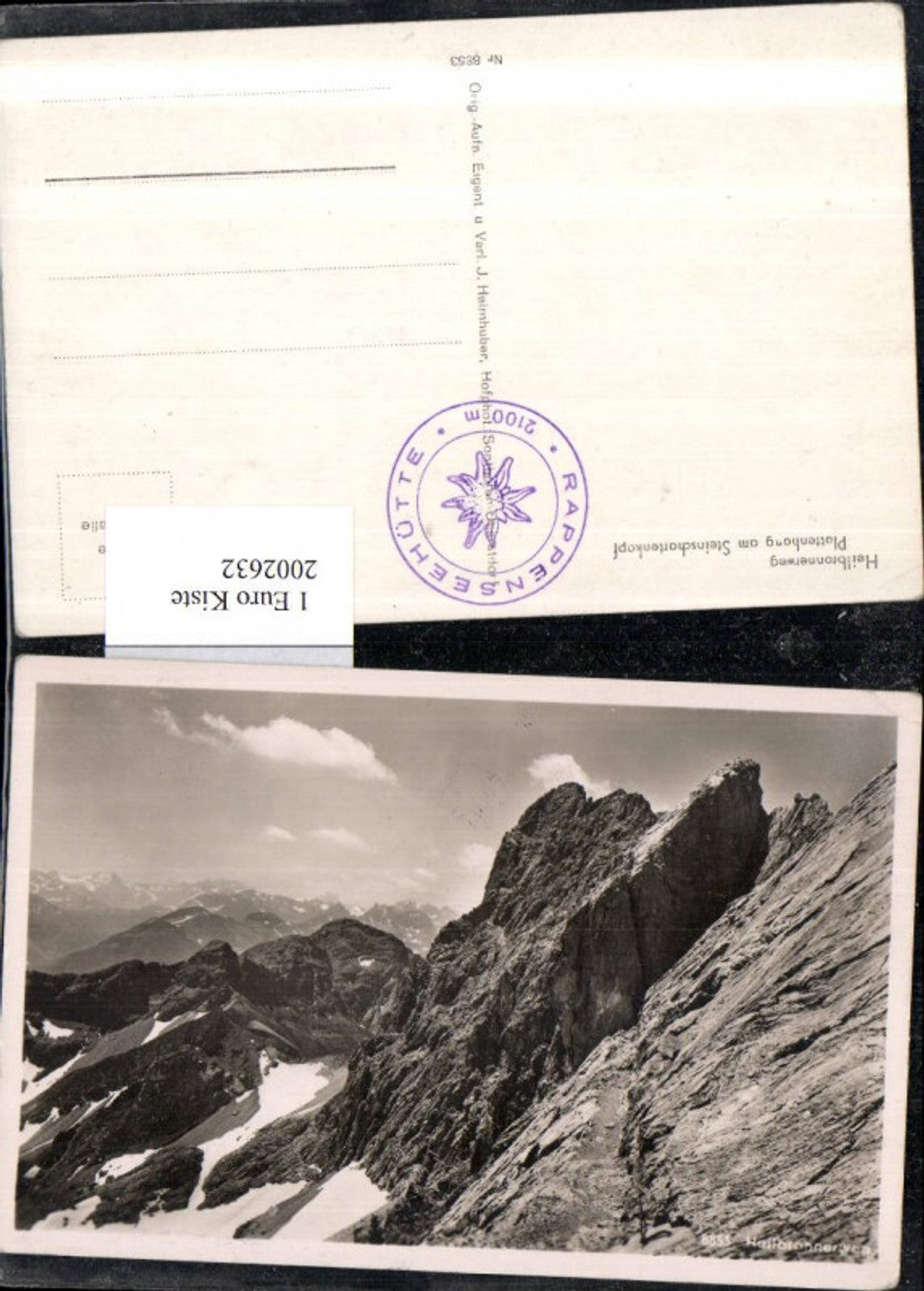 2002632,Heilbronnerweg Plattenhang am Steinschartenkopf Bergkulisse