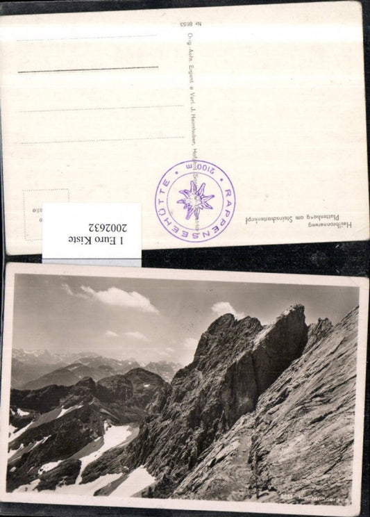 2002632,Heilbronnerweg Plattenhang am Steinschartenkopf Bergkulisse