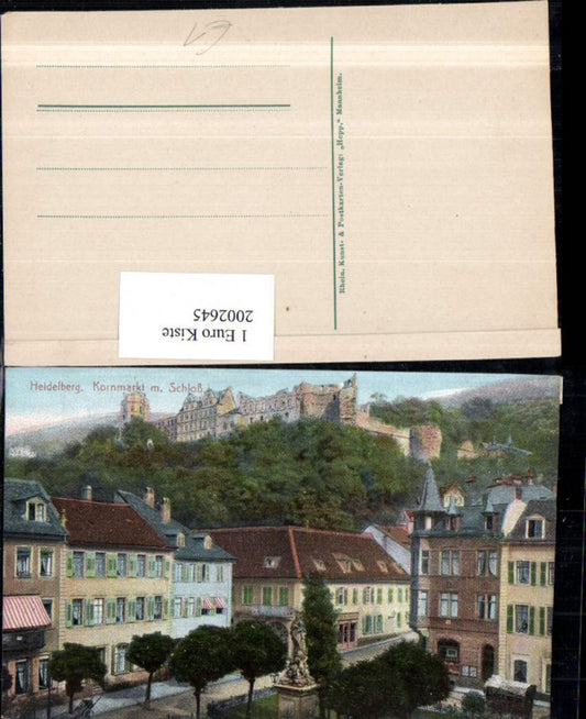 2002645,Heidelberg Kornmarkt m. Schloss