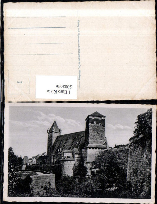 2002646,Nürnberg Kaiserstallung m. Fünfeckigem Turm Burg
