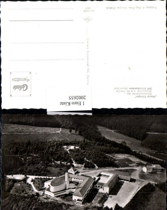 2002655,Altenhundem im Sauerland „Maria Königin“ Missionsschule der Missionare v. d. Hl. Familie Flugaufnahme