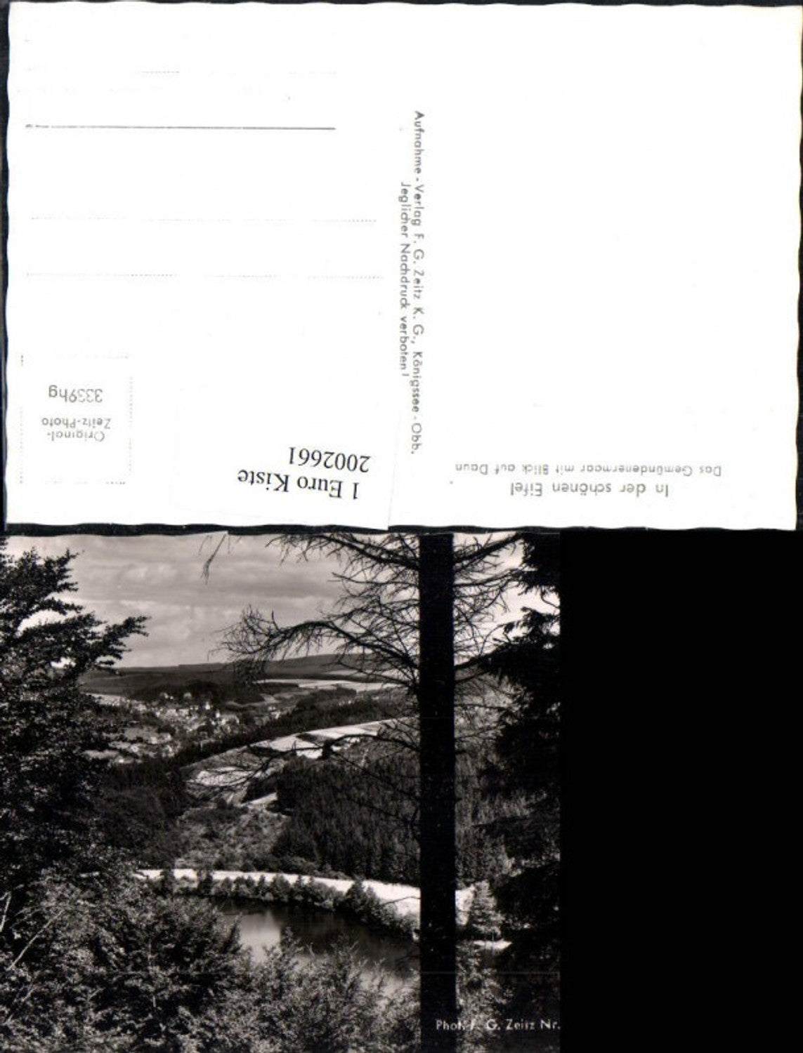 2002661,In d. Schönen Eifel Das Gemündenermaar m. Blick auf Daun