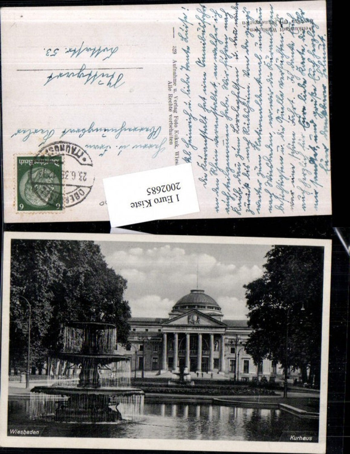 2002685,Wiesbaden Kurhaus Brunnen