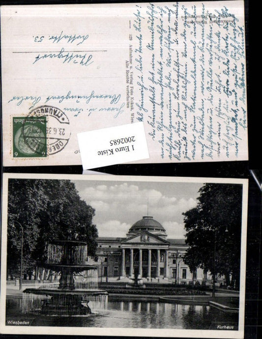 2002685,Wiesbaden Kurhaus Brunnen