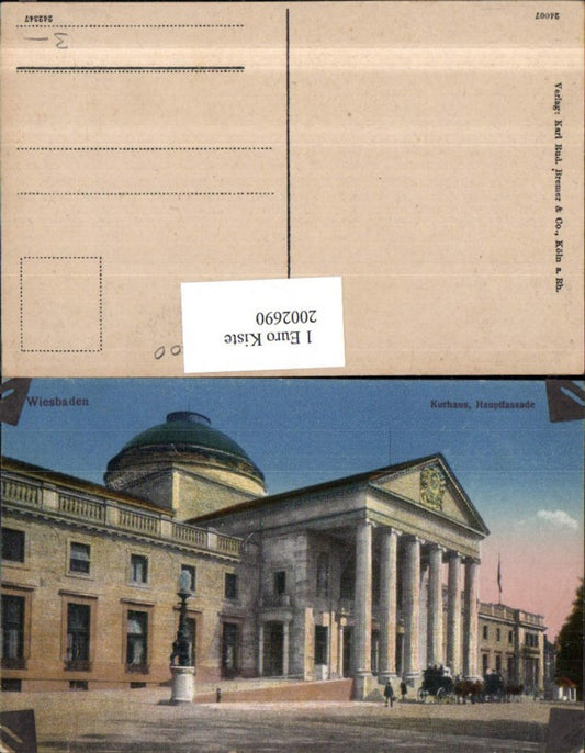 2002690,Wiesbaden Kurhaus Hauptfassade