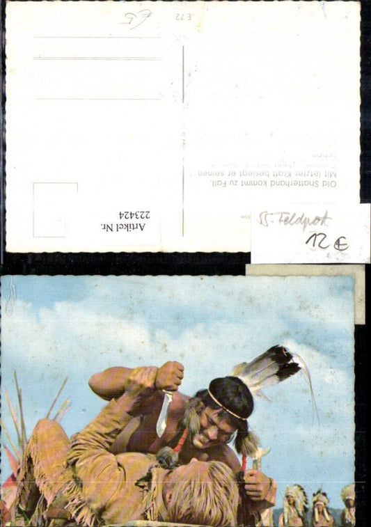 223424,Schauspieler Old Shatterhand Der Schatz a. Silbersee Eine Szene Rialto Constantin Farbfilm