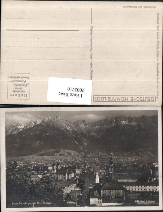 2002710,Innsbruck Totale geg. Nordkette
