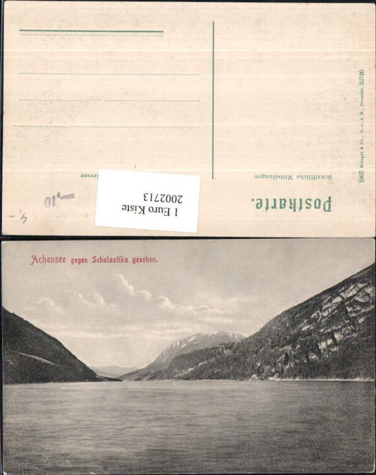 2002713,Achensee See geg. Scholastika gesehen