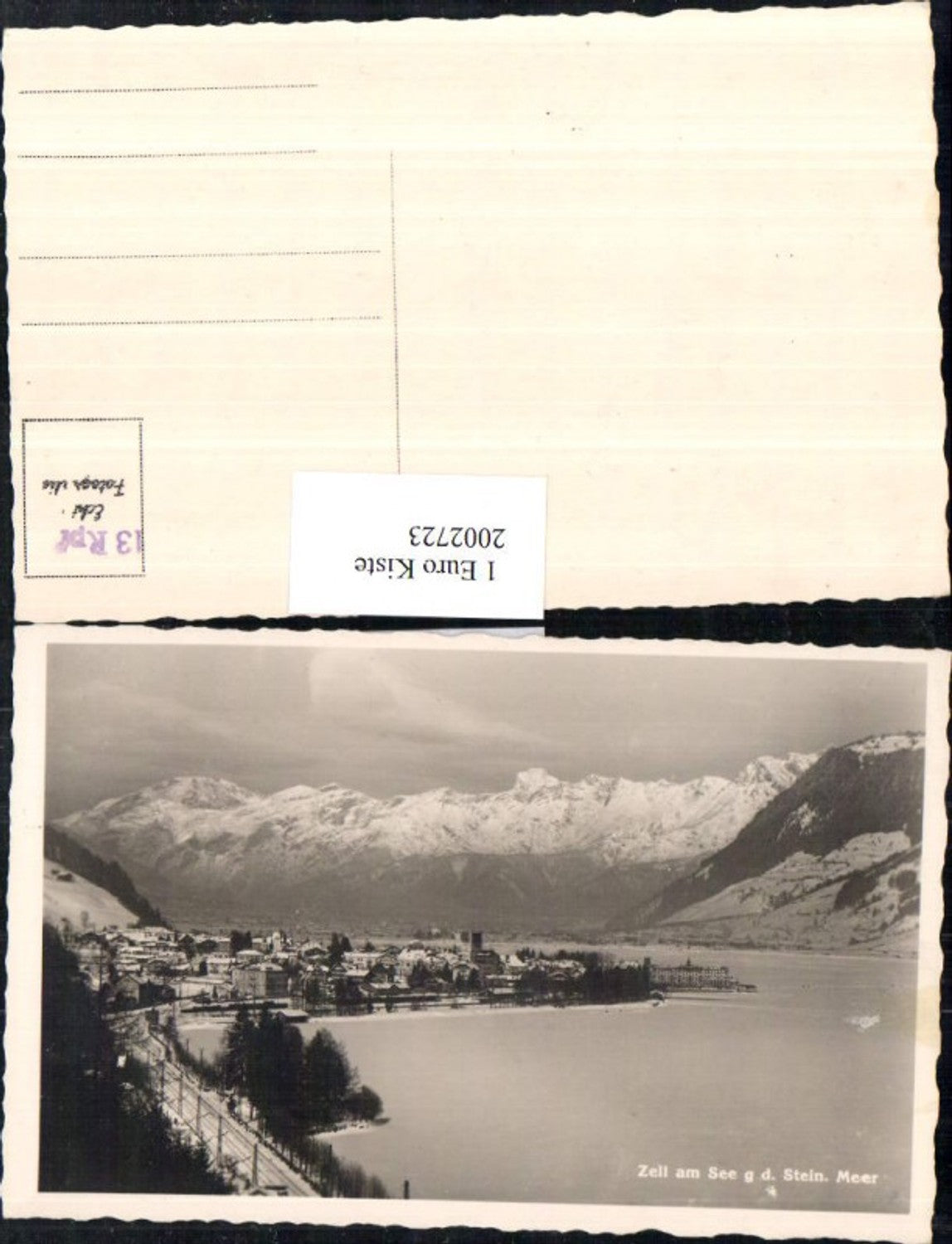 2002723,Zell a. See Totale geg. d. Steinerne Meer Winterbild