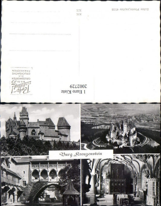 2002729,Burg Kreuzenstein b. Leobendorf Totale Hof Großer Saal Mehrbildkarte