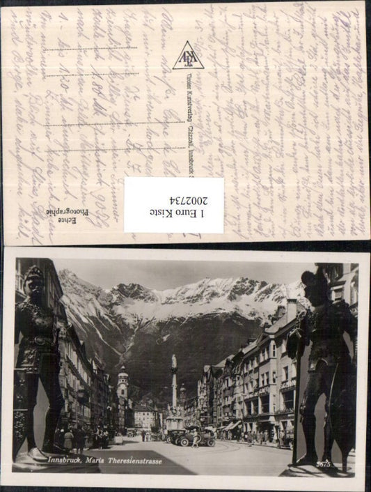 2002734,Innsbruck Maria Theresienstraße Straßenansicht Säule