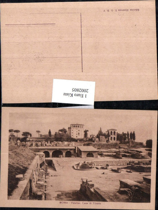 2002805,Roma Rom Palatino Palatin casa di tiberio