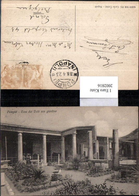 2002816,Pompei Casa die Vetti con giardino Haus der Vettier