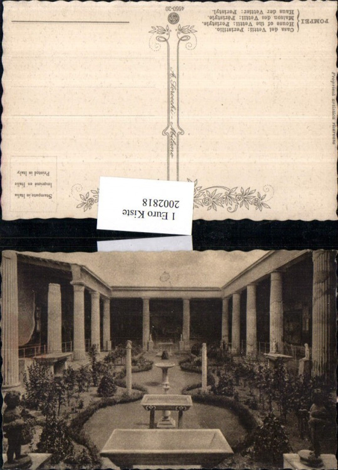 2002818,Pompei Haus der Vettier Peristyl