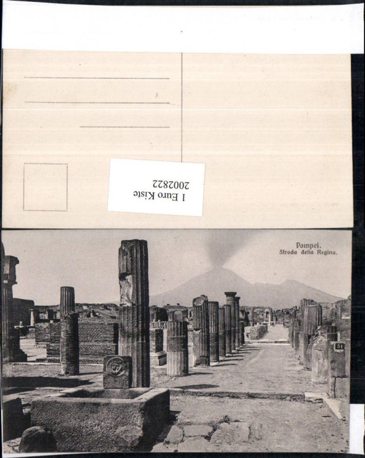 2002822,Pompei Strada della Regina Straßenansicht