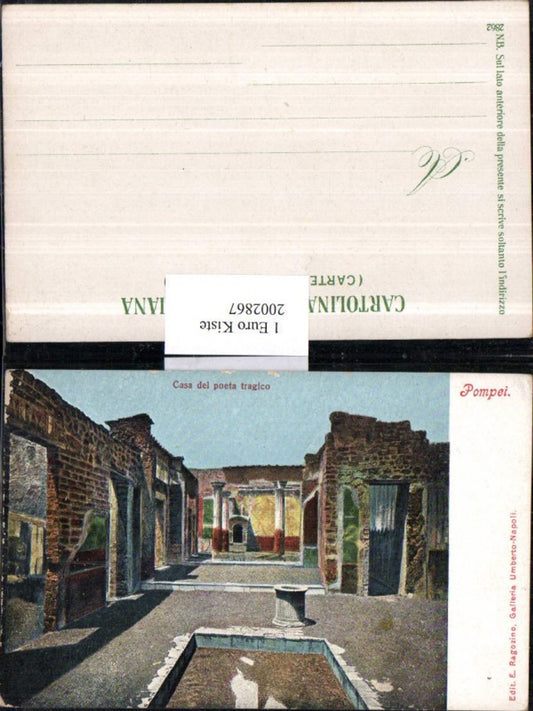 2002867,Pompei Casa del poeta tragico Haus des Tragödiendichters