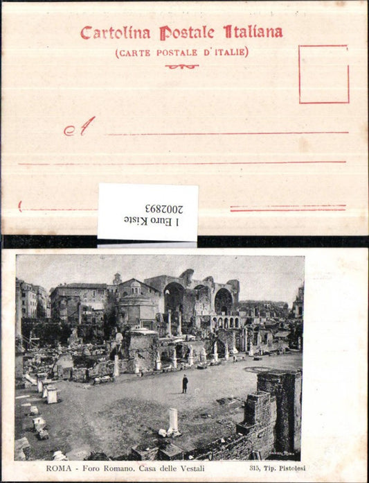 2002893,Roma Rom Foro Romano Casa delle Vestali
