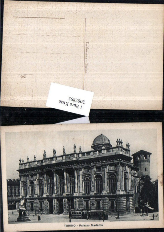 2002895,Torino Turin Palazzo Madame Stadtpalast