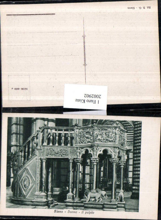 2002902,Siena Duomo Il pulpito Dom Kirche Innenansicht Kanzel