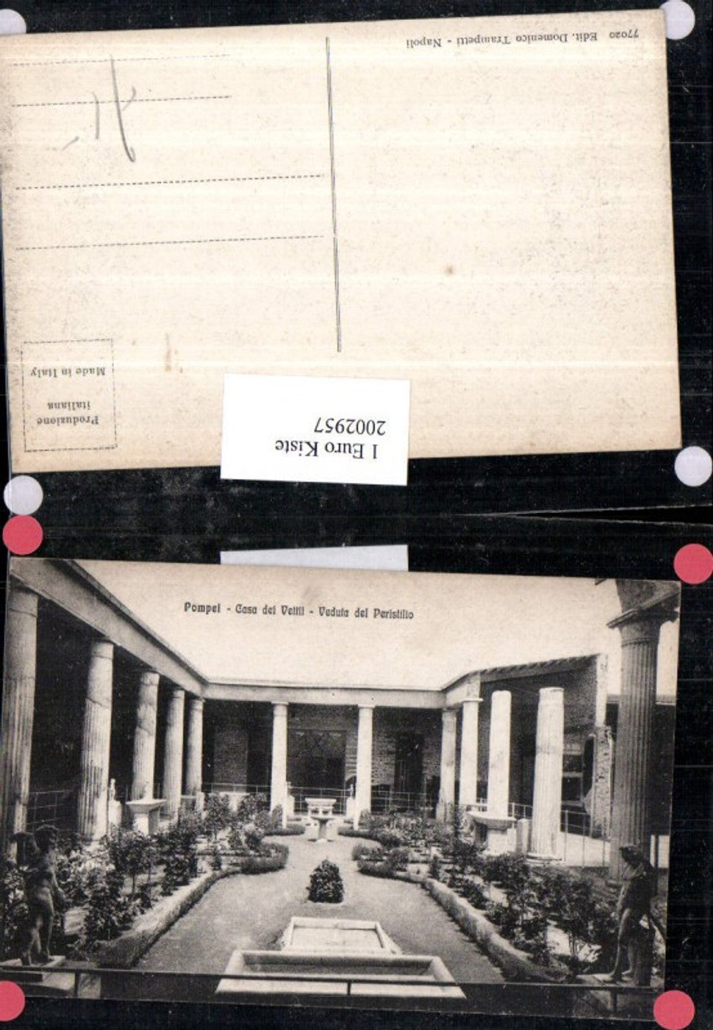 2002957,Pompei Casa die Vettii Veduta del Peristilio