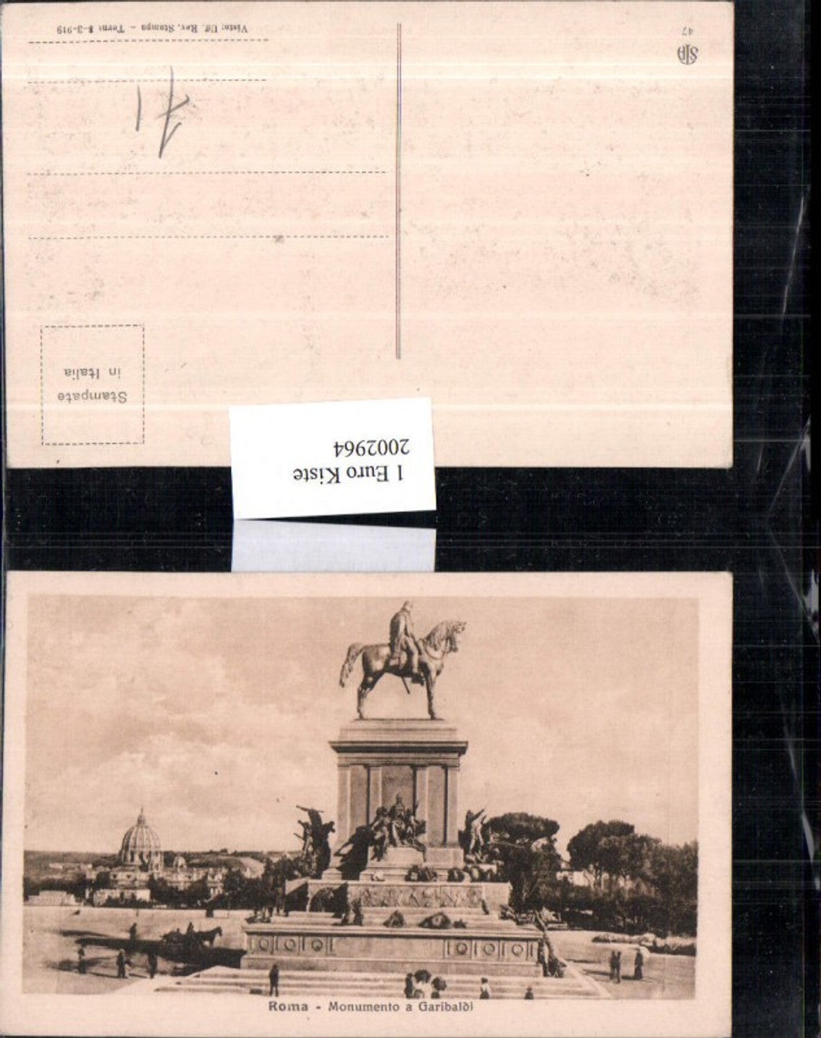 2002964,Roma Rom Monumento a Garibaldi Denkmal