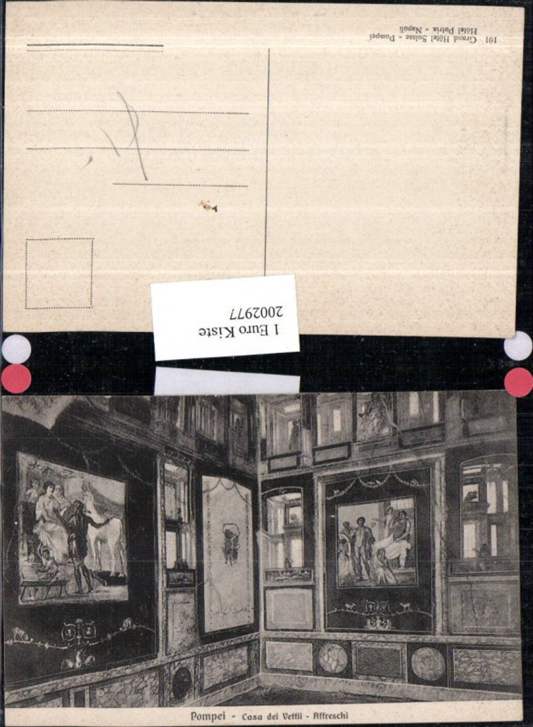2002977,Pompei Casa die Vetti Affreschi Innenansicht