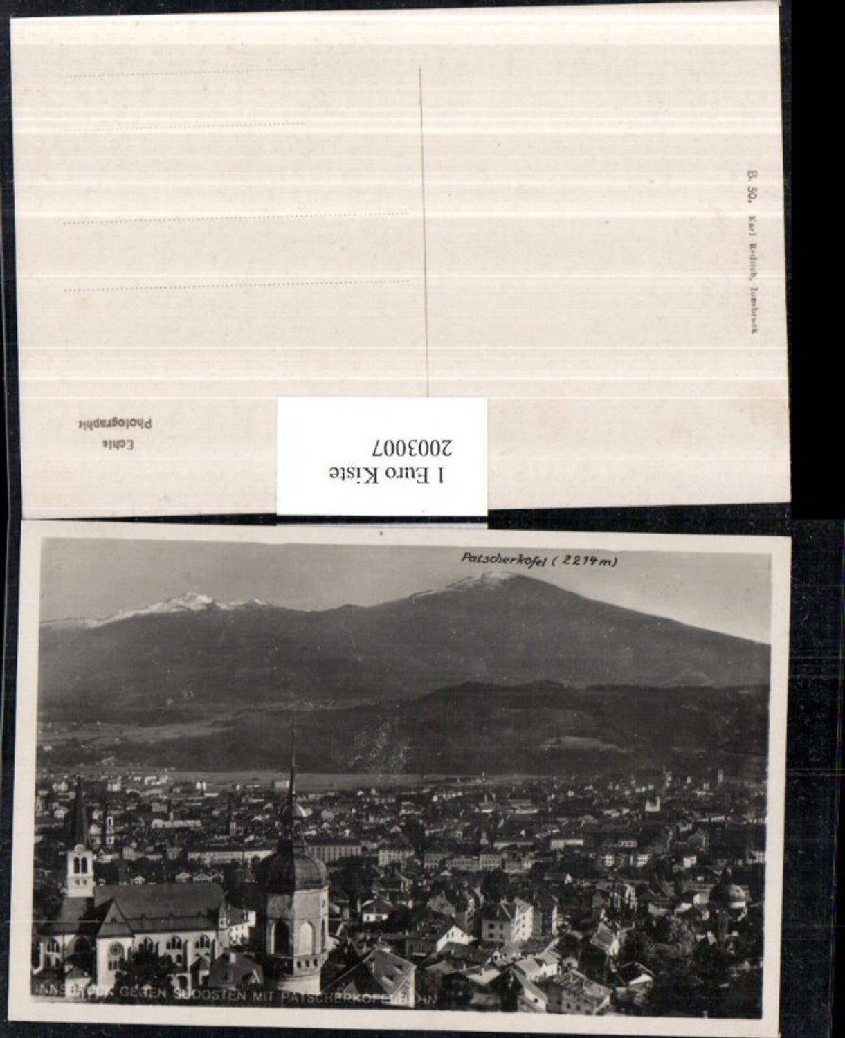2003007,Innsbruck Totale geg. Südosten m. Patscherkofel