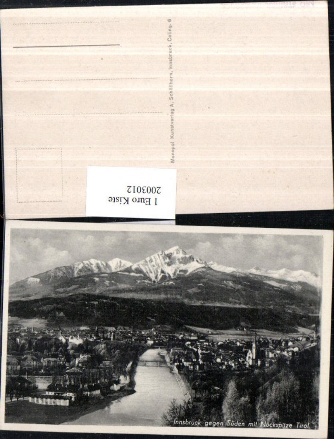 2003012,Innsbruck Totale geg. Süden m. Nockspitze