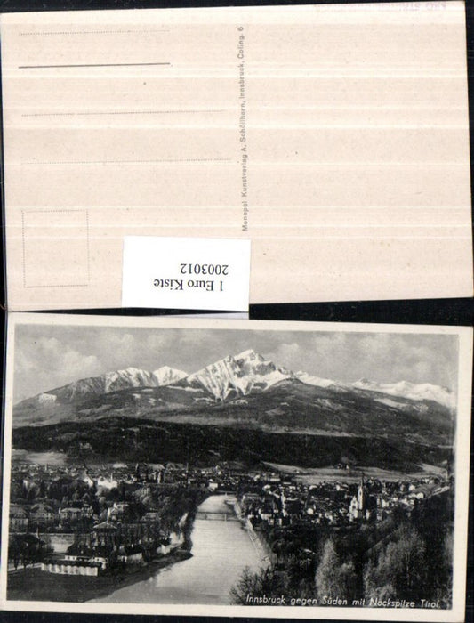 2003012,Innsbruck Totale geg. Süden m. Nockspitze