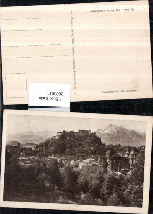 2003014,Salzburg Teilansicht v. Kapuzinerberg Festung