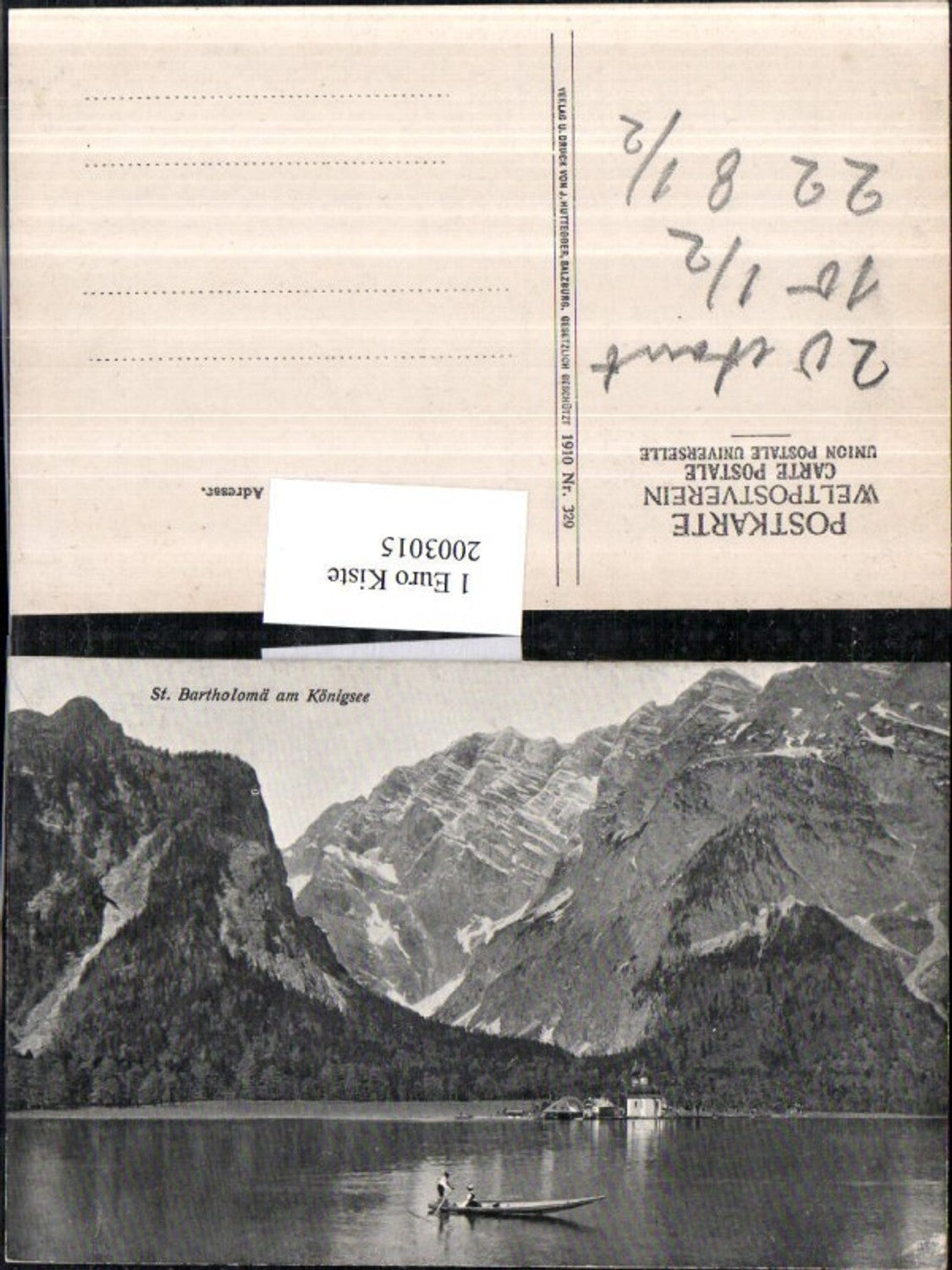 2003015,St. Bartholomä a. Königssee Partie Bergkulisse